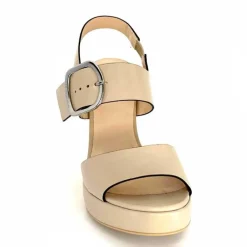 Talon|Féminin<Nero Giardini Sandales à Talon NeroGiardini410360Cuir Beige