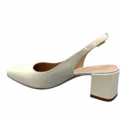 Elégant|Escarpins<Unisa Sandales à Talon Lauri Cuir Vernis Crème