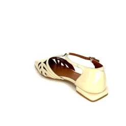 Décontracté|Sandales<angel alarcon Sandales 24001F Cuir Vernis Off White Beige