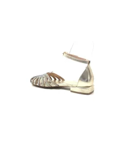 Soirée|Bijoux<s.piero Sandales Bijoux Ivoire E35.018 Cuir Or