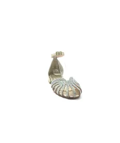 Soirée|Bijoux<s.piero Sandales Bijoux Ivoire E35.018 Cuir Or