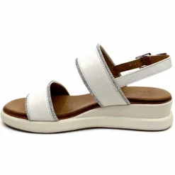 Vacances|Compensées & Plateformes<Inuovo Sandales Compensées 95005 Cuir Crème