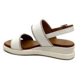 Vacances|Compensées & Plateformes<Inuovo Sandales Compensées 95005 Cuir Crème