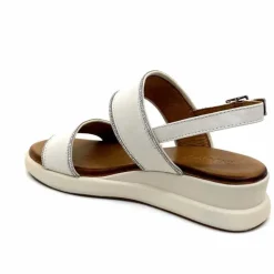 Vacances|Compensées & Plateformes<Inuovo Sandales Compensées 95005 Cuir Crème