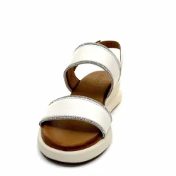 Vacances|Compensées & Plateformes<Inuovo Sandales Compensées 95005 Cuir Crème