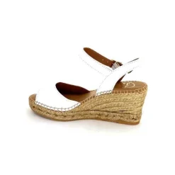 Semelles Corde|Vacances<Toni Pons Sandales Compensées Sia Cuir Blanc