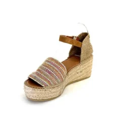 Vacances|Talon<Toni Pons Sandales Compensées Ivet Textile Multicolore