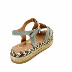 Vacances|Semelles Corde<Gaimo Sandales Livia Daim Vert