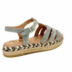 Vacances|Semelles Corde<Gaimo Sandales Livia Daim Vert