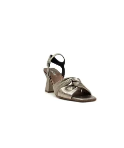 Soirée|Elégant<plumers Sandales Ivoire 3716 Cuir Métal Bronze