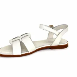 Vacances|Sandales<382-ivoire Sandales Ivoire 142 Cuir Vernis Blanc