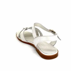 Vacances|Sandales<382-ivoire Sandales Ivoire 142 Cuir Vernis Blanc