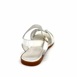 Vacances|Sandales<382-ivoire Sandales Ivoire 142 Cuir Vernis Blanc