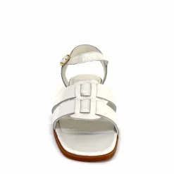 Vacances|Sandales<382-ivoire Sandales Ivoire 142 Cuir Vernis Blanc