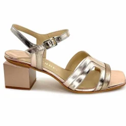 Soirée|Sandales<ivoire-395 Sandales Ivoire E10826 F8164 Cuir Laminato Or