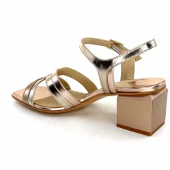 Soirée|Sandales<ivoire-395 Sandales Ivoire E10826 F8164 Cuir Laminato Or