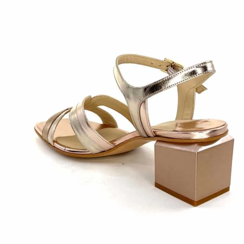 Soirée|Sandales<ivoire-395 Sandales Ivoire E10826 F8164 Cuir Laminato Or