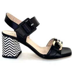 Talon|Sandales<Ivoire0352 Sandales Ivoire K255 Portocervo Cuir Noir