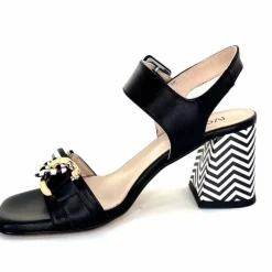 Talon|Sandales<Ivoire0352 Sandales Ivoire K255 Portocervo Cuir Noir