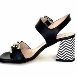 Talon|Sandales<Ivoire0352 Sandales Ivoire K255 Portocervo Cuir Noir