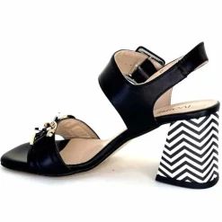 Talon|Sandales<Ivoire0352 Sandales Ivoire K255 Portocervo Cuir Noir