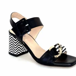 Talon|Sandales<Ivoire0352 Sandales Ivoire K255 Portocervo Cuir Noir