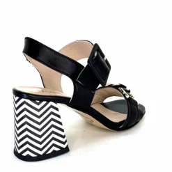 Talon|Sandales<Ivoire0352 Sandales Ivoire K255 Portocervo Cuir Noir