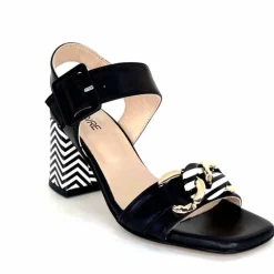 Talon|Sandales<Ivoire0352 Sandales Ivoire K255 Portocervo Cuir Noir