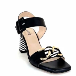 Talon|Sandales<Ivoire0352 Sandales Ivoire K255 Portocervo Cuir Noir