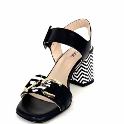 Talon|Sandales<Ivoire0352 Sandales Ivoire K255 Portocervo Cuir Noir