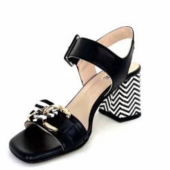 Talon|Sandales<Ivoire0352 Sandales Ivoire K255 Portocervo Cuir Noir
