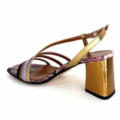 Soirée|Sandales<Ivoire0352 Sandales Ivoire K206 Vally Cuir Métallique Multicolore