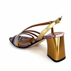 Soirée|Sandales<Ivoire0352 Sandales Ivoire K206 Vally Cuir Métallique Multicolore