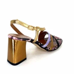 Soirée|Sandales<Ivoire0352 Sandales Ivoire K206 Vally Cuir Métallique Multicolore