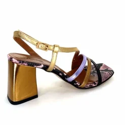 Soirée|Sandales<Ivoire0352 Sandales Ivoire K206 Vally Cuir Métallique Multicolore