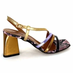 Soirée|Sandales<Ivoire0352 Sandales Ivoire K206 Vally Cuir Métallique Multicolore