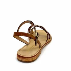 Vacances|Sandales<Les Tropéziennes par M.Belarbi Sandales Les Tropeziennes Hironela Cuir Miel Or Marron