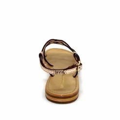 Vacances|Sandales<Les Tropéziennes par M.Belarbi Sandales Les Tropeziennes Hemily Cuir Or Argent