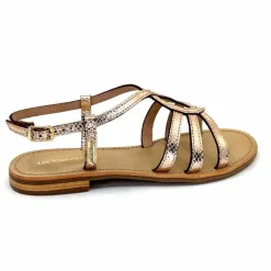 Vacances|Sandales<Les Tropéziennes par M.Belarbi Sandales Les Tropeziennes Hemily Cuir Or Argent