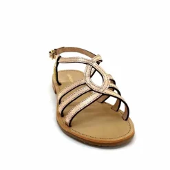 Vacances|Sandales<Les Tropéziennes par M.Belarbi Sandales Les Tropeziennes Hemily Cuir Or Argent