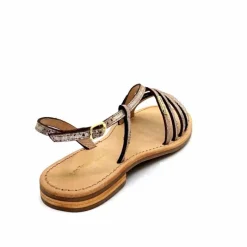 Vacances|Décontracté<Les Tropéziennes par M.Belarbi Sandales Les Tropeziennes Hudel Cuir Or