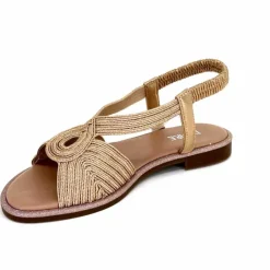 Vacances|Sandales<Ivoire0351a Sandales Plate Ivoire 1616220 Textile Cipria Nude