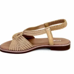 Vacances|Sandales<Ivoire0351a Sandales Plate Ivoire 1616220 Textile Cipria Nude