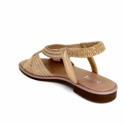 Vacances|Sandales<Ivoire0351a Sandales Plate Ivoire 1616220 Textile Cipria Nude