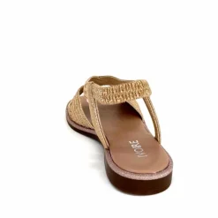 Vacances|Sandales<Ivoire0351a Sandales Plate Ivoire 1616220 Textile Cipria Nude