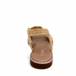 Vacances|Sandales<Ivoire0351a Sandales Plate Ivoire 1616220 Textile Cipria Nude