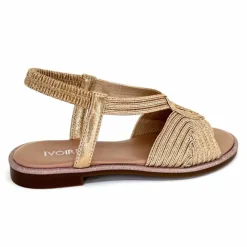 Vacances|Sandales<Ivoire0351a Sandales Plate Ivoire 1616220 Textile Cipria Nude