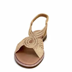 Vacances|Sandales<Ivoire0351a Sandales Plate Ivoire 1616220 Textile Cipria Nude