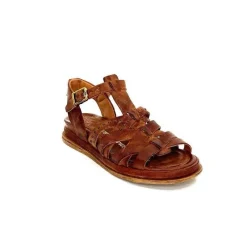 Rock|Plateformes<AS 98 Sandales Plateforme AS98 B60006-101 Cuir Marron