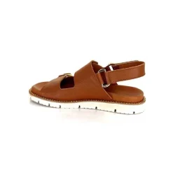 Vacances|Plateformes<Elue Par Nous Sandales Plateforme Radiation Cuir Marron